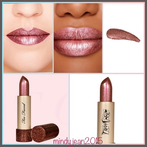 Too Faced Metallic Sparkle lipstick 🧡That Girl - Picture 1 of 8